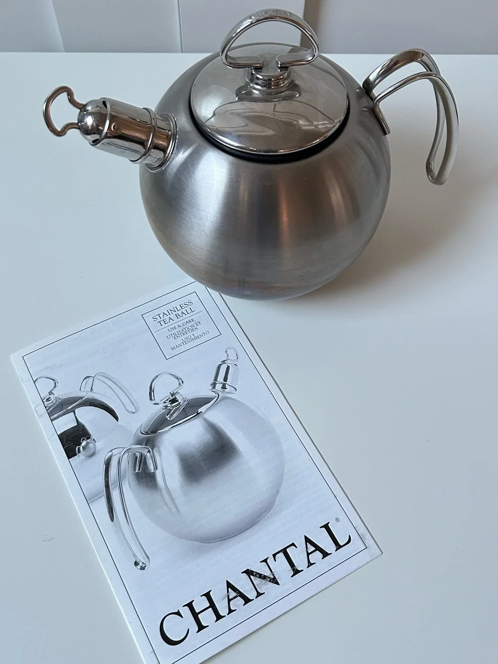 Chantal Stainless Tea Ball Whistling Kettle